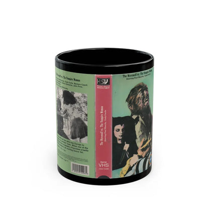 THE WEREWOLF VS THE VAMPIRE WOMAN (VHS COVER) - Black Coffee Mug-11oz-Go Mug Yourself