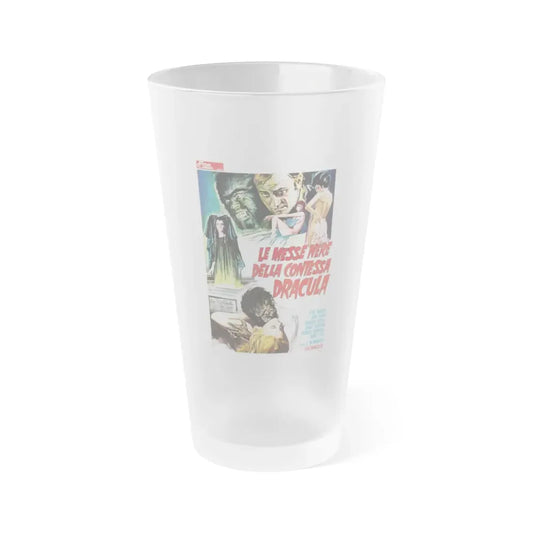 THE WEREWOLF VS THE VAMPIRE WOMEN (3) 1971 Movie Poster - Frosted Pint Glass 16oz 16oz Frosted - Go Mug Yourself