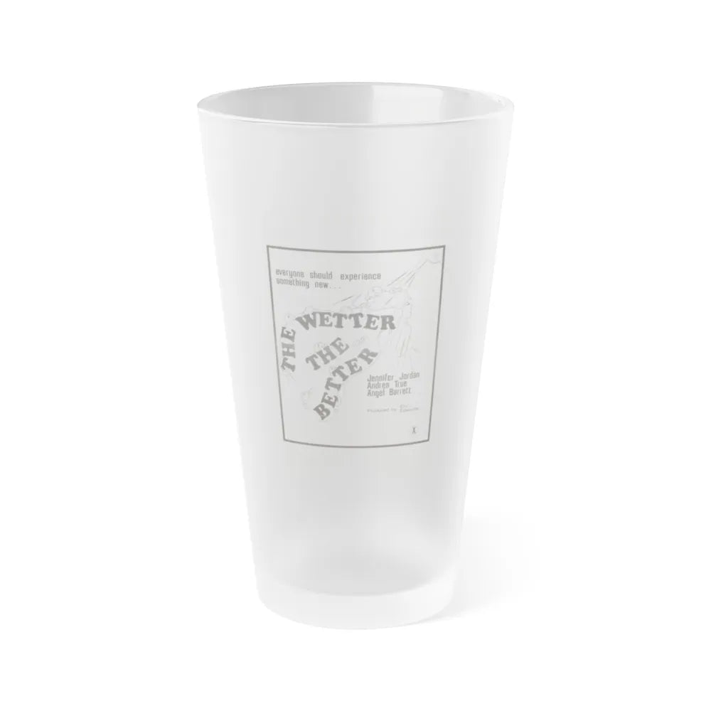 THE WETTER THE BETTER 1975 Movie Poster - Frosted Pint Glass 16oz-16oz-Frosted-Go Mug Yourself