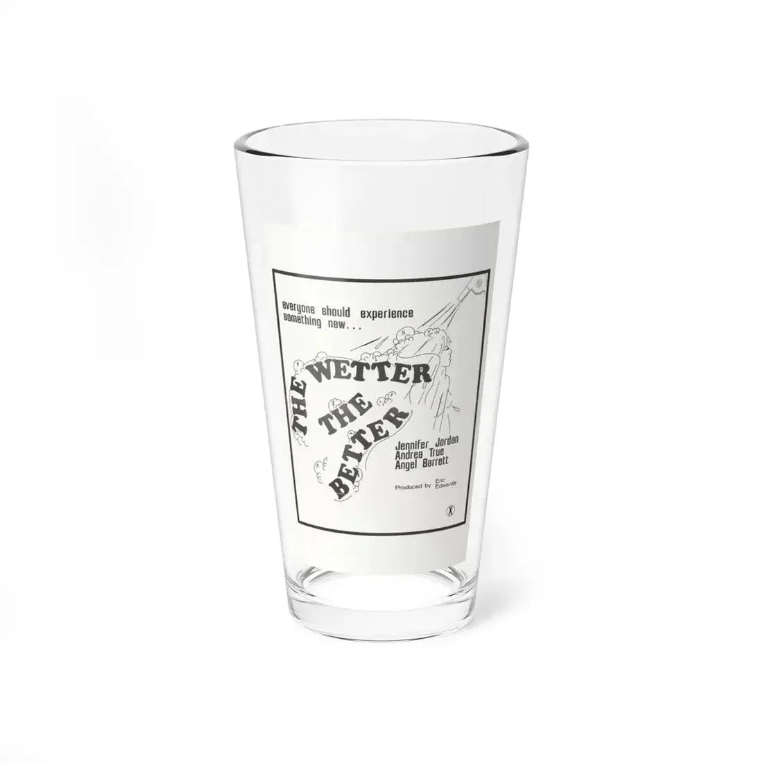 THE WETTER THE BETTER 1975 Movie Poster - Pint Glass 16oz - Go Mug Yourself