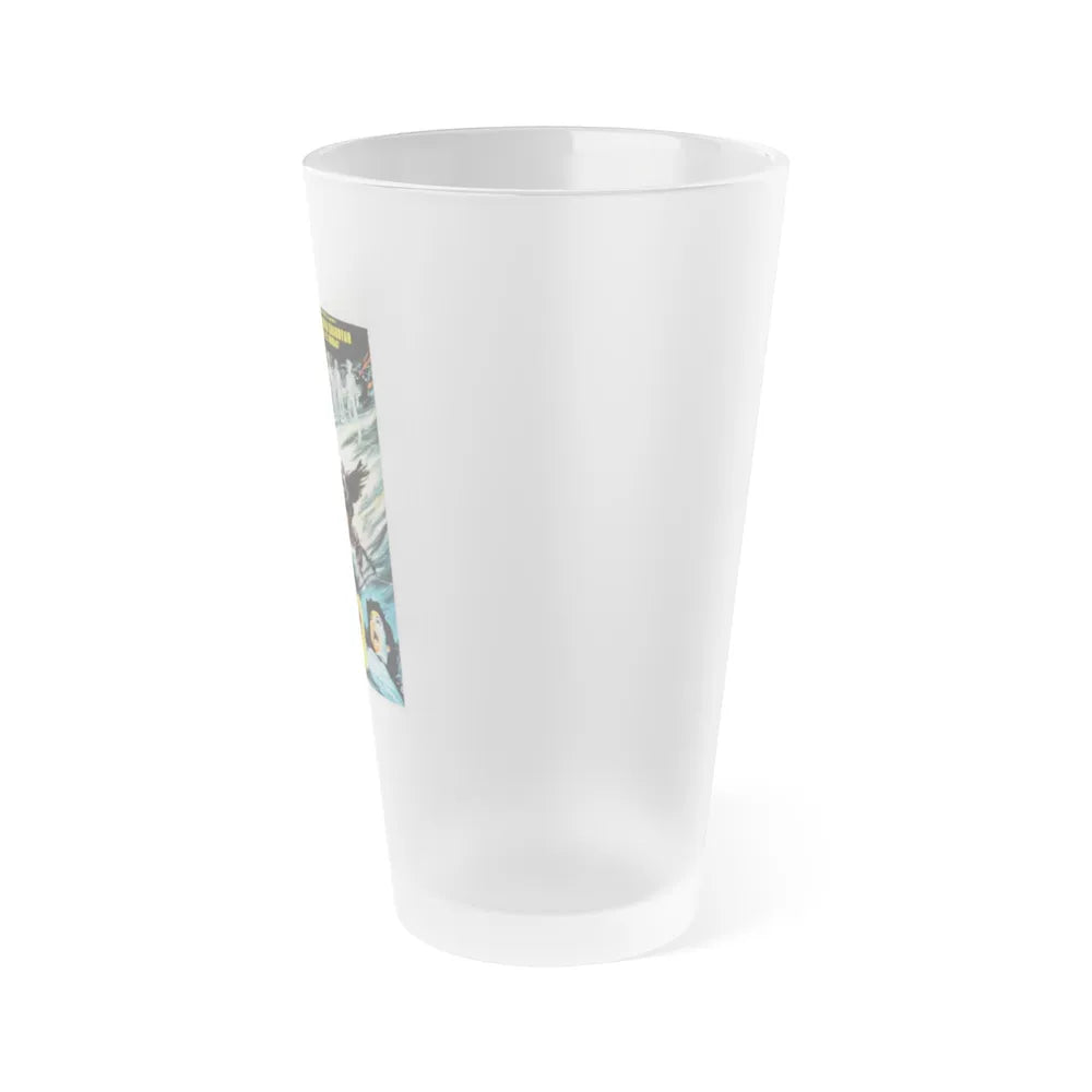 THE WHIP AGAINST MURDEROUS MUMMIES 1980 Movie Poster - Frosted Pint Glass 16oz-Go Mug Yourself