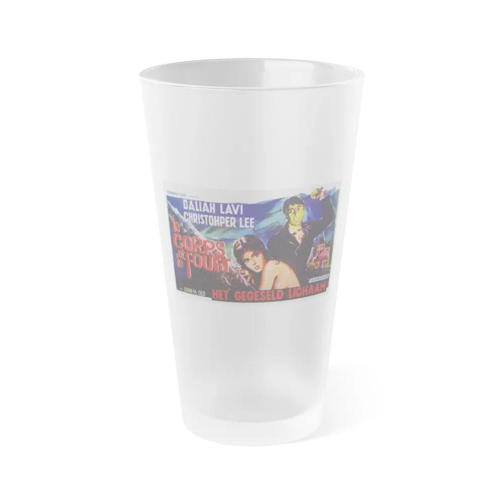 THE WHIP AND THE BODY (BELGIAN) 1963 Movie Poster - Frosted Pint Glass 16oz-16oz-Frosted-Go Mug Yourself