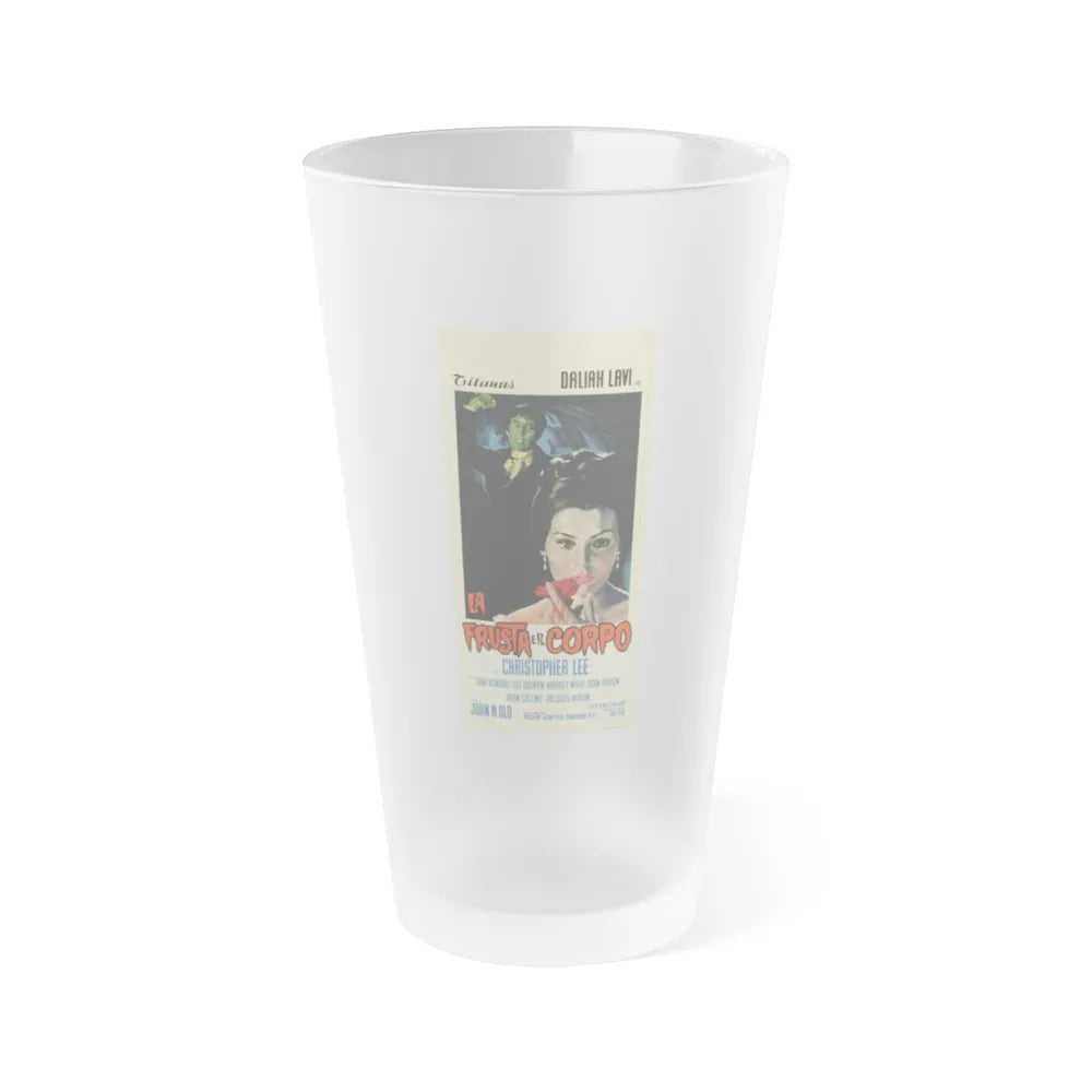 THE WHIP AND THE BODY (ITALIAN) 2 1963 Movie Poster - Frosted Pint Glass 16oz-16oz-Frosted-Go Mug Yourself