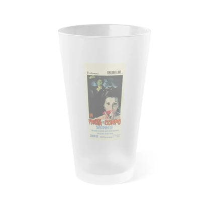 THE WHIP AND THE BODY (ITALIAN) 2 1963 Movie Poster - Frosted Pint Glass 16oz 16oz Frosted - Go Mug Yourself
