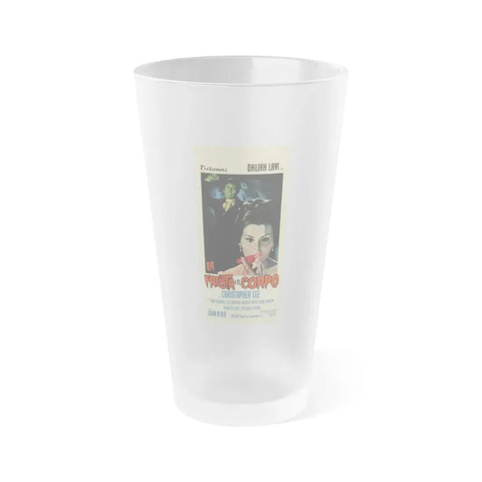 THE WHIP AND THE BODY (ITALIAN) 2 1963 Movie Poster - Frosted Pint Glass 16oz 16oz Frosted - Go Mug Yourself