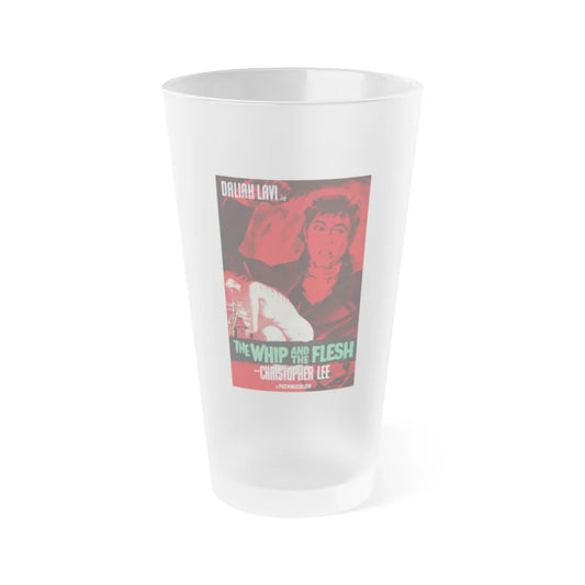 THE WHIP AND THE FLESH (THE WHIP AND THE BODY) 1963 Movie Poster - Frosted Pint Glass 16oz-16oz-Frosted-Go Mug Yourself