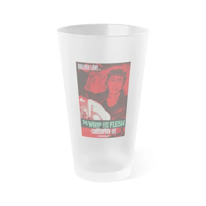 THE WHIP AND THE FLESH (THE WHIP AND THE BODY) 1963 Movie Poster - Frosted Pint Glass 16oz 16oz Frosted - Go Mug Yourself