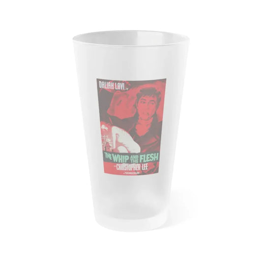 THE WHIP AND THE FLESH (THE WHIP AND THE BODY) 1963 Movie Poster - Frosted Pint Glass 16oz 16oz Frosted - Go Mug Yourself