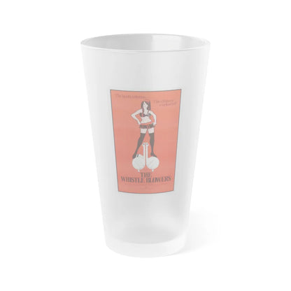 THE WHISTLE BLOWERS 1975 Movie Poster - Frosted Pint Glass 16oz-16oz-Frosted-Go Mug Yourself