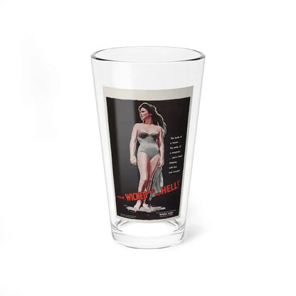 THE WICKED GO TO HELL 1955 Movie Poster - Pint Glass 16oz 16oz - Go Mug Yourself