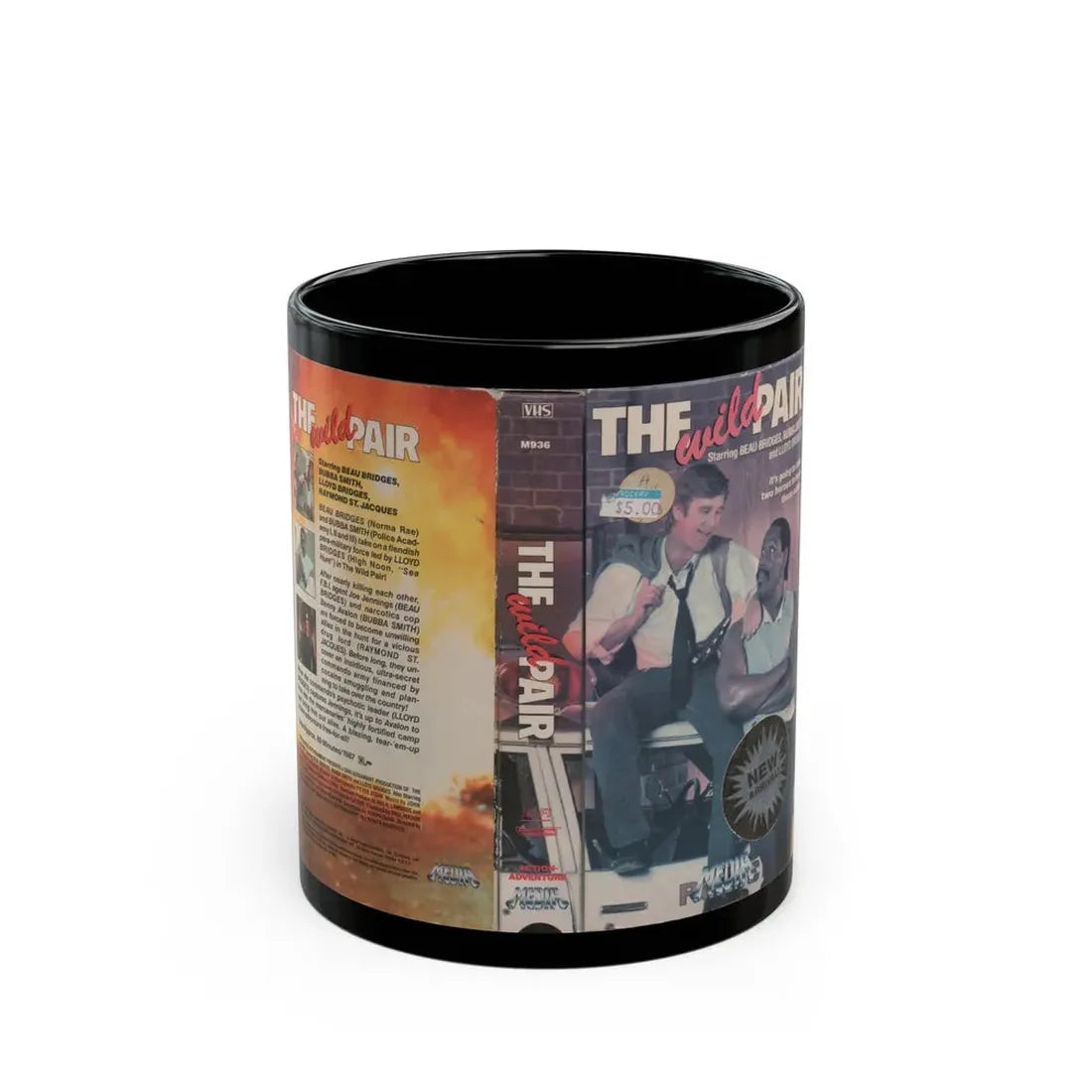 THE WILD PAIR (VHS COVER) - Black Coffee Mug 11oz - Go Mug Yourself