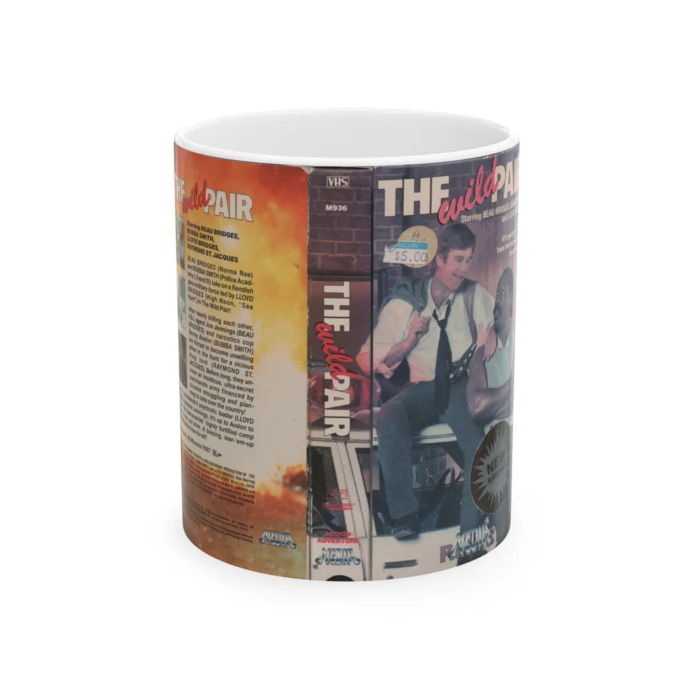 THE WILD PAIR (VHS COVER) - White Coffee Mug-11oz-Go Mug Yourself