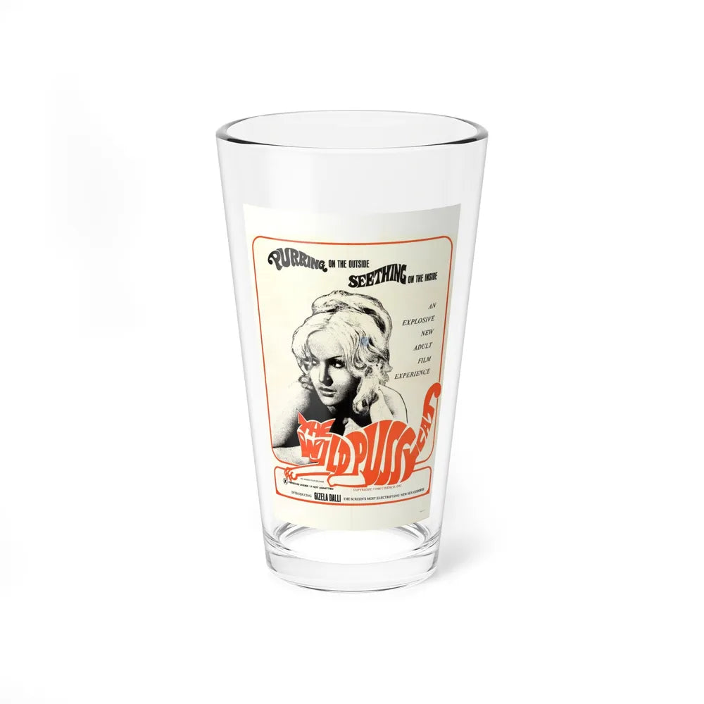 THE WILD PUSSYCAT 1969 Movie Poster - Pint Glass 16oz-16oz-Go Mug Yourself