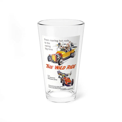 THE WILD RIDE 1960 Movie Poster - Pint Glass 16oz-16oz-Go Mug Yourself