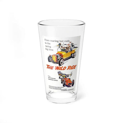 THE WILD RIDE 1960 Movie Poster - Pint Glass 16oz 16oz - Go Mug Yourself