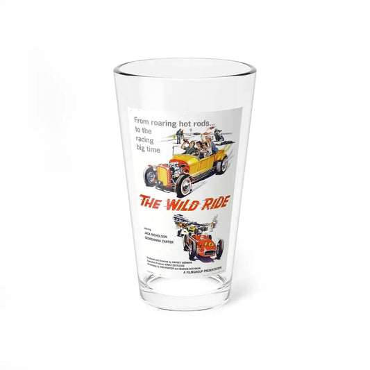 THE WILD RIDE 1960 Movie Poster - Pint Glass 16oz 16oz - Go Mug Yourself