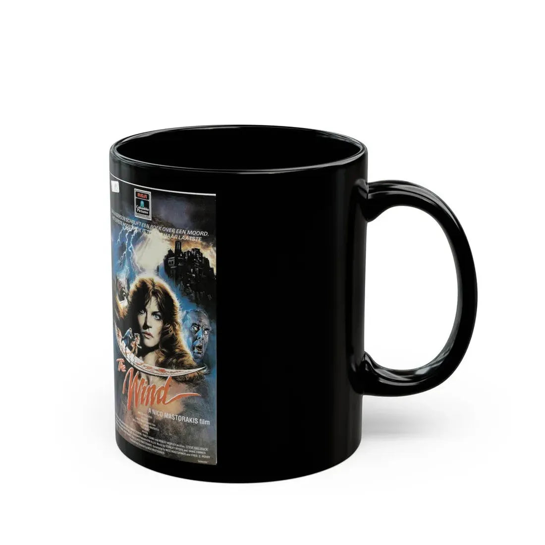 THE WIND (VHS COVER) - Black Coffee Mug - Go Mug Yourself