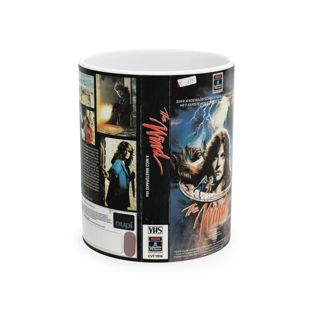 THE WIND (VHS COVER) - White Coffee Mug-11oz-Go Mug Yourself