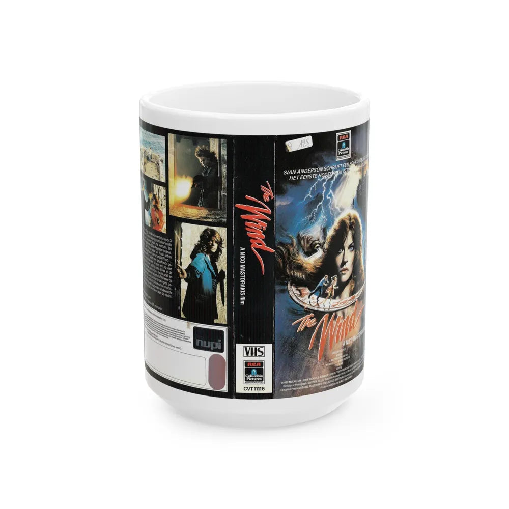 THE WIND (VHS COVER) - White Coffee Mug-15oz-Go Mug Yourself