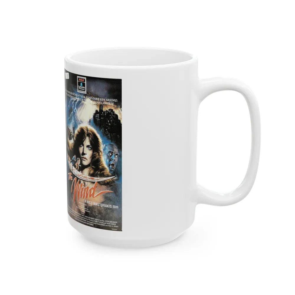 THE WIND (VHS COVER) - White Coffee Mug-Go Mug Yourself