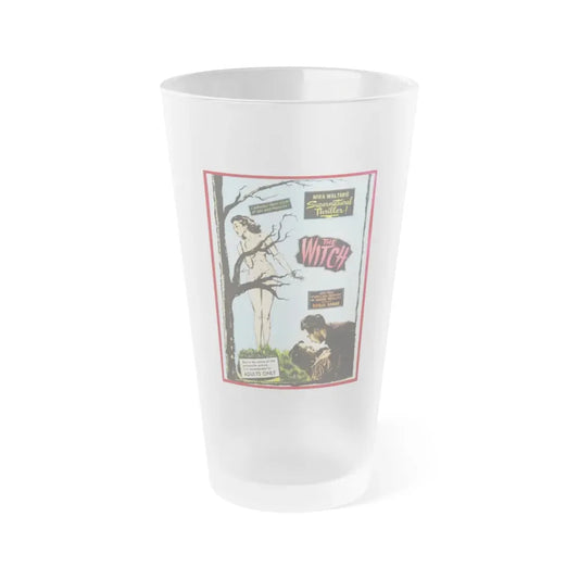 THE WITCH 1952 Movie Poster - Frosted Pint Glass 16oz 16oz Frosted - Go Mug Yourself
