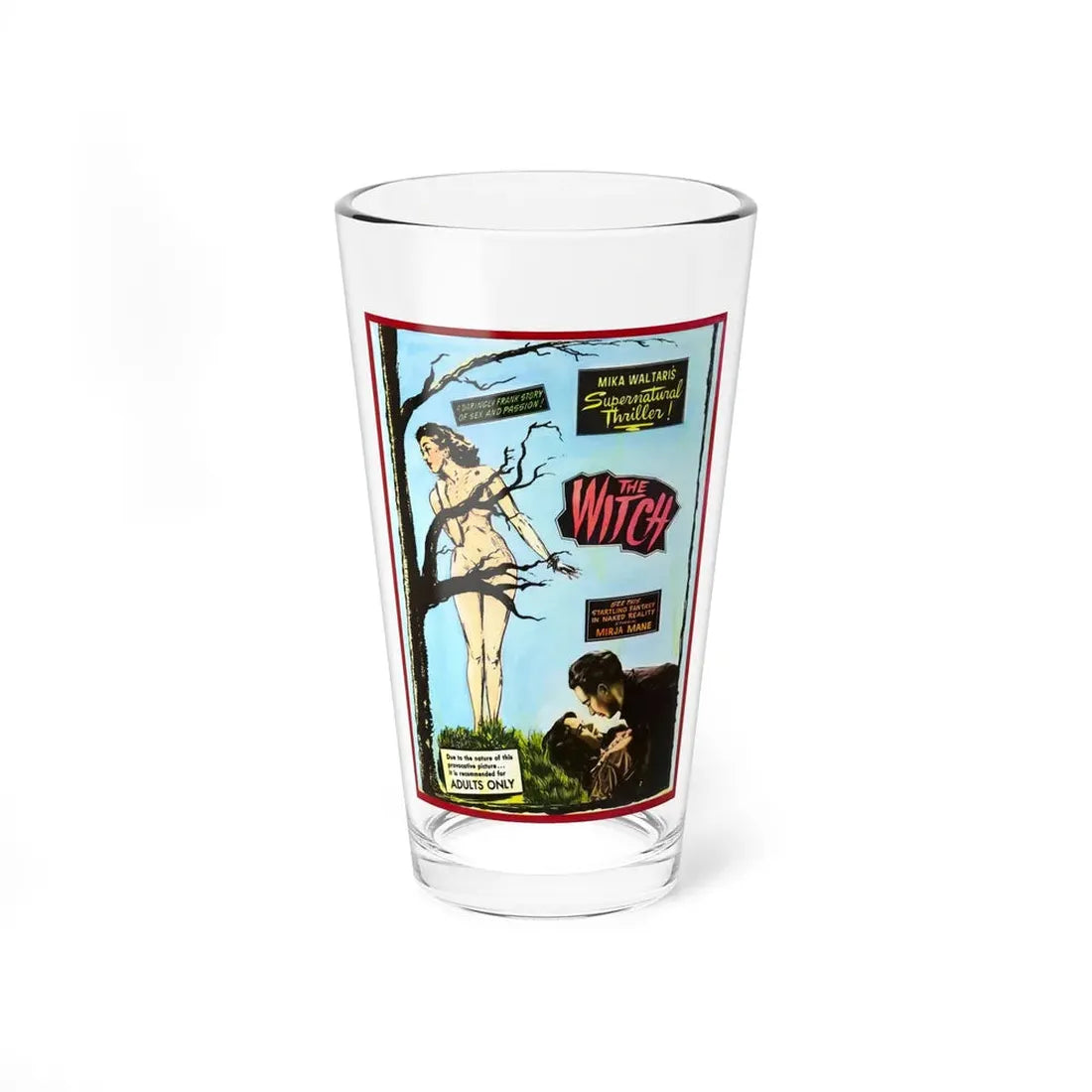 THE WITCH 1952 Movie Poster - Pint Glass 16oz 16oz - Go Mug Yourself