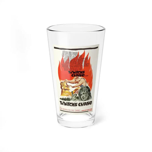 THE WITCH'S CURSE 1962 Movie Poster - Pint Glass 16oz 16oz - Go Mug Yourself