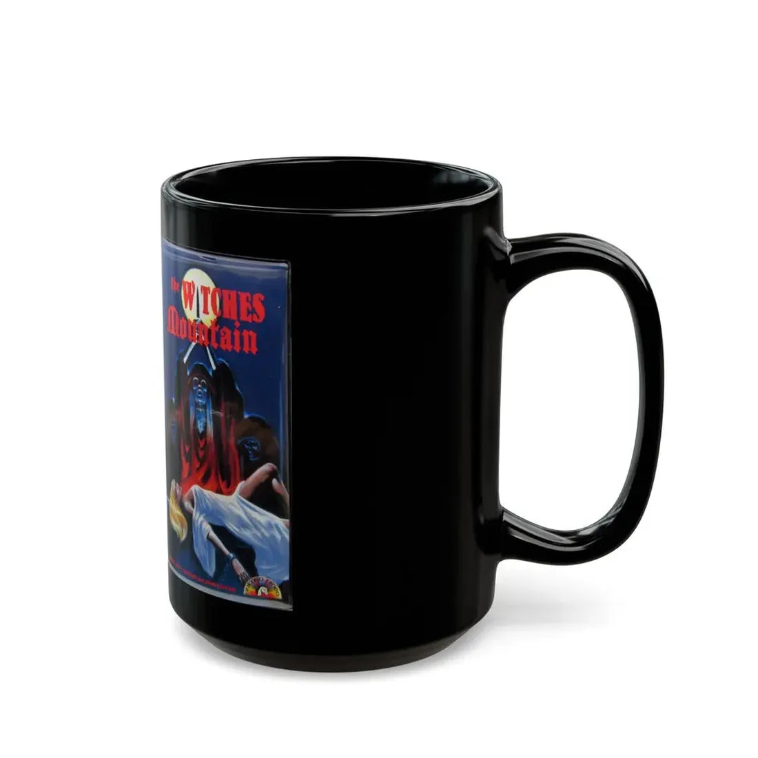 THE WITCHES MOUNTAIN (VHS COVER) - Black Coffee Mug - Go Mug Yourself