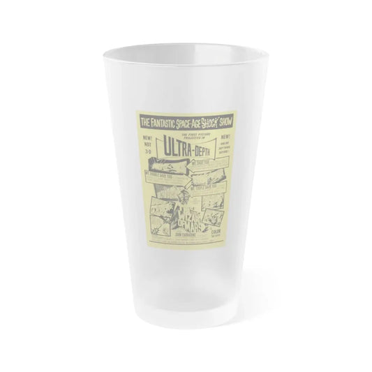 THE WIZARD OF MARS 1965 Movie Poster - Frosted Pint Glass 16oz 16oz Frosted - Go Mug Yourself