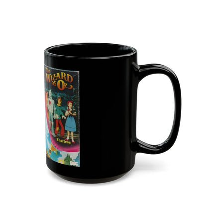 THE WIZARD OF OZ THE ANIMATED SERIES FEARLESS (VHS COVER) - Black Coffee Mug-Go Mug Yourself