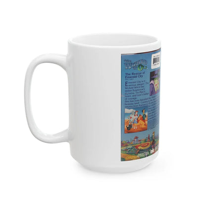 THE WIZARD OF OZ THE ANIMATED SERIES THE RESCUE OF OZ (VHS COVER) - White Coffee Mug-Go Mug Yourself