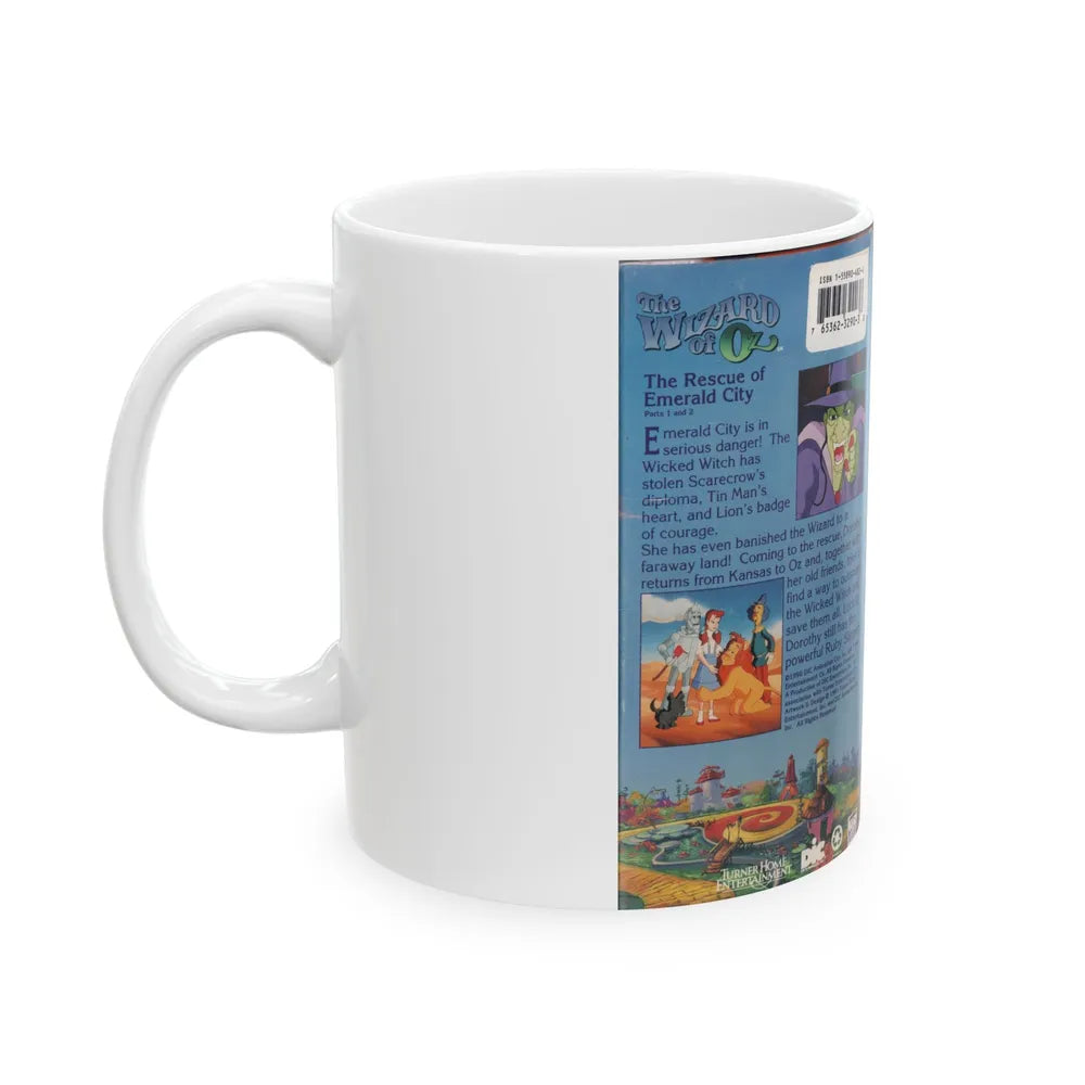 THE WIZARD OF OZ THE ANIMATED SERIES THE RESCUE OF OZ (VHS COVER) - White Coffee Mug-Go Mug Yourself