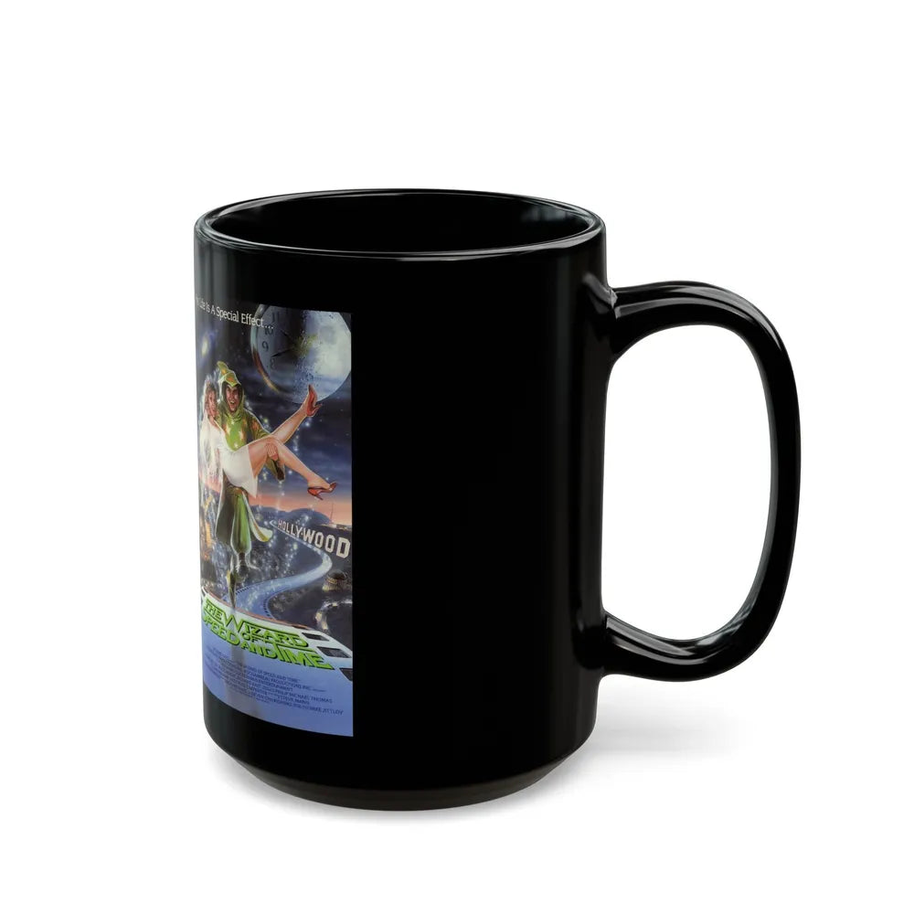 THE WIZARD OF SPEED AND TIME 2 (VHS COVER) - Black Coffee Mug-Go Mug Yourself