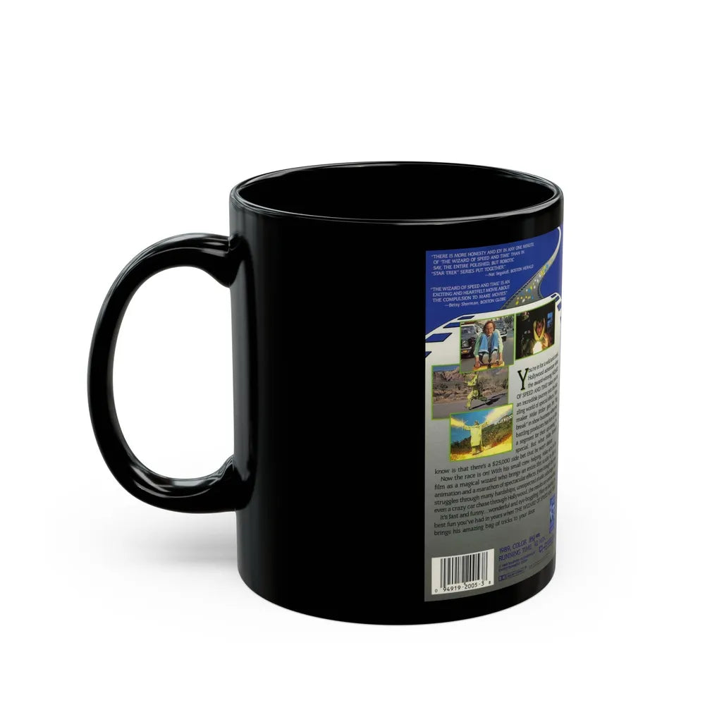 THE WIZARD OF SPEED AND TIME 2 (VHS COVER) - Black Coffee Mug-Go Mug Yourself