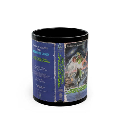 THE WIZARD OF SPEED AND TIME (VHS COVER) - Black Coffee Mug-11oz-Go Mug Yourself