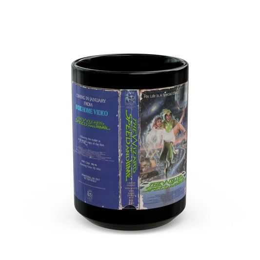 THE WIZARD OF SPEED AND TIME (VHS COVER) - Black Coffee Mug-15oz-Go Mug Yourself