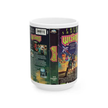 THE WIZARD (VHS COVER) - White Coffee Mug 15oz - Go Mug Yourself