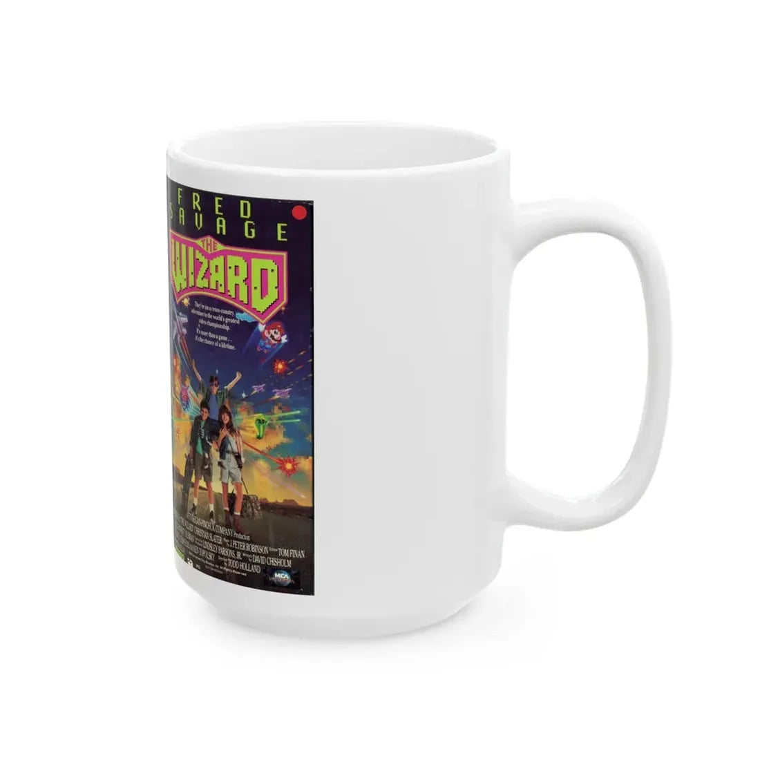 THE WIZARD (VHS COVER) - White Coffee Mug - Go Mug Yourself