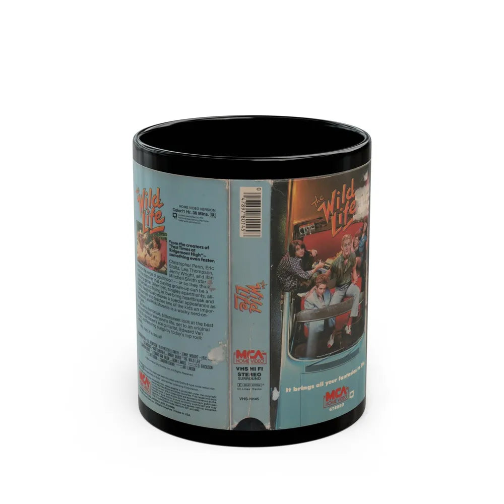 THE WLD LIFE (VHS COVER) - Black Coffee Mug-11oz-Go Mug Yourself