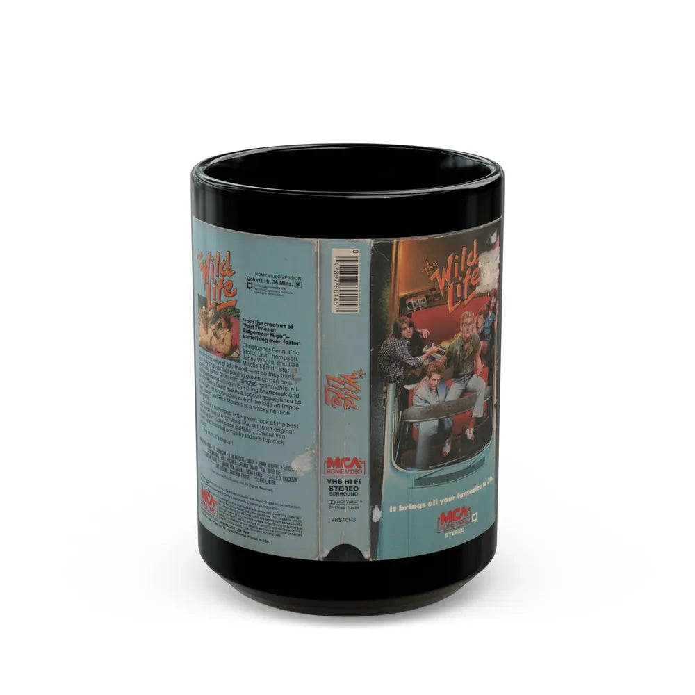 THE WLD LIFE (VHS COVER) - Black Coffee Mug-15oz-Go Mug Yourself