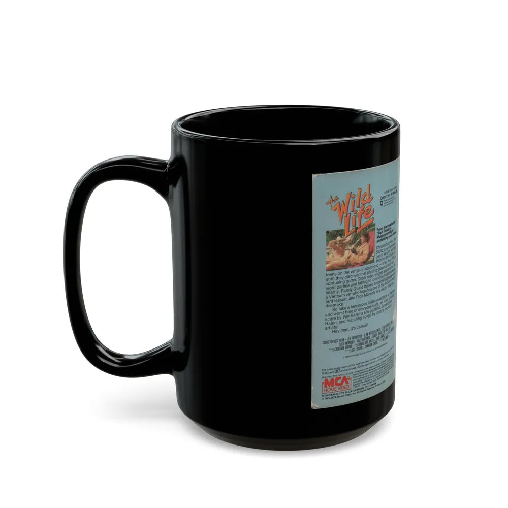 THE WLD LIFE (VHS COVER) - Black Coffee Mug-Go Mug Yourself