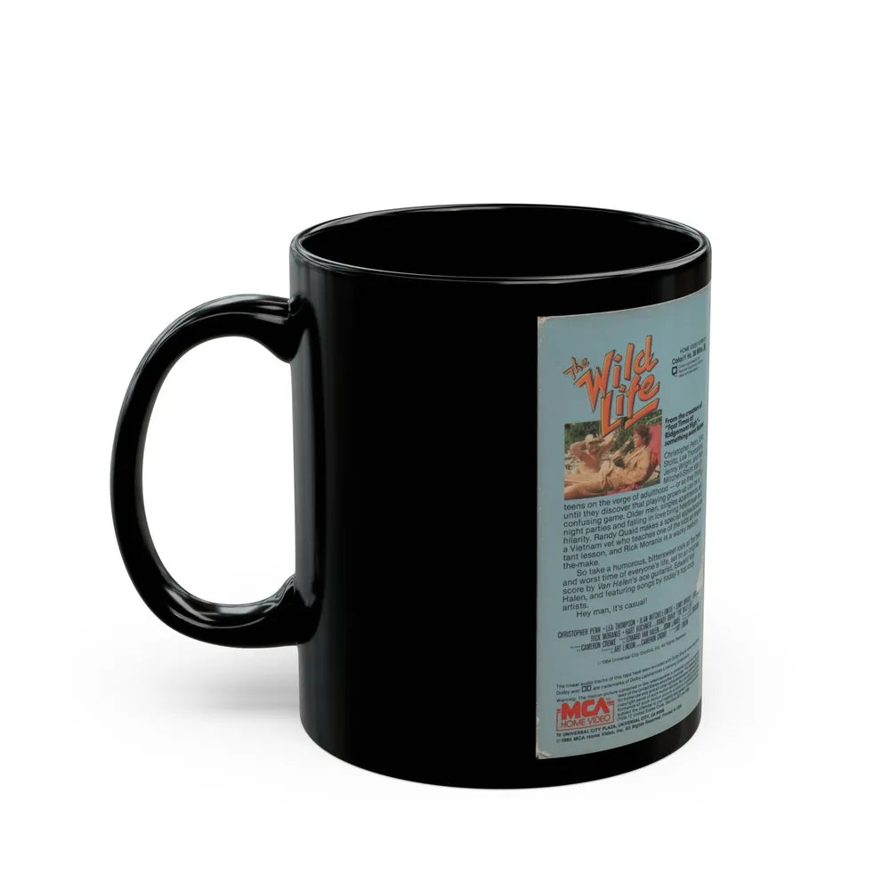 THE WLD LIFE (VHS COVER) - Black Coffee Mug-Go Mug Yourself