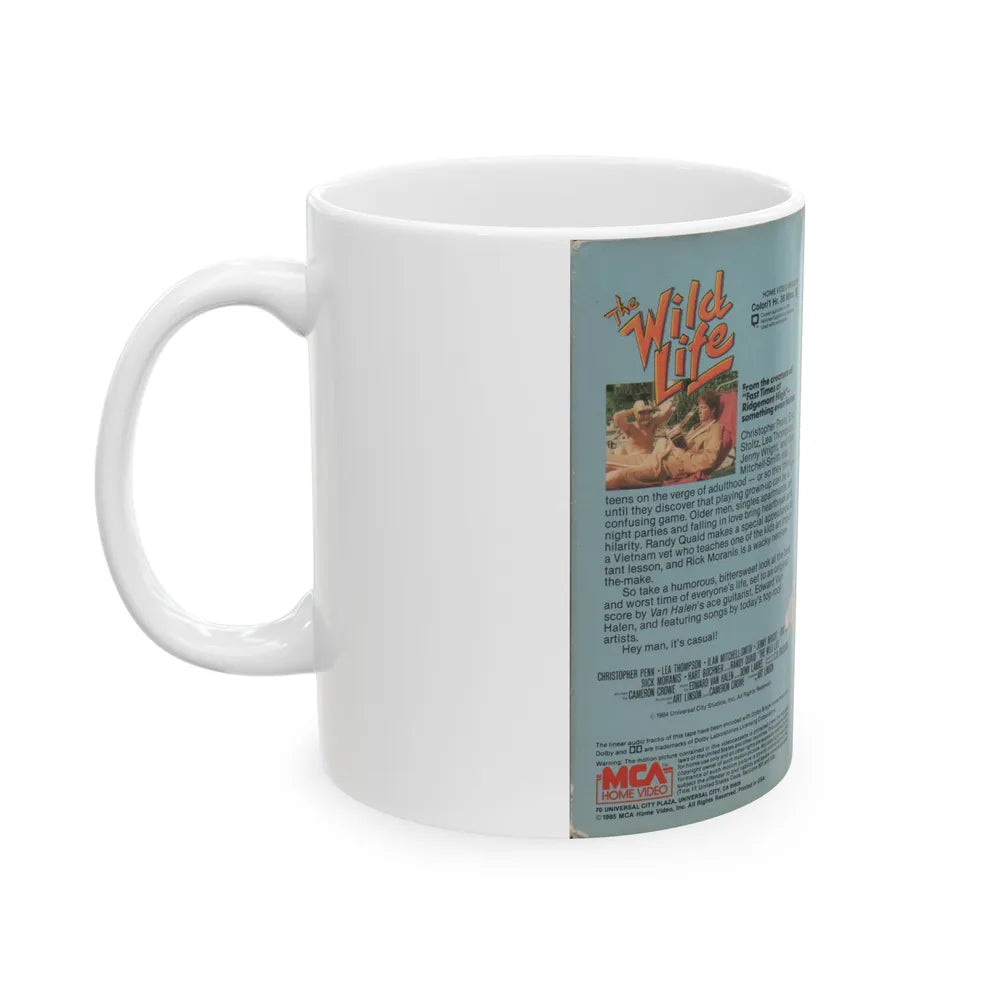 THE WLD LIFE (VHS COVER) - White Coffee Mug-Go Mug Yourself