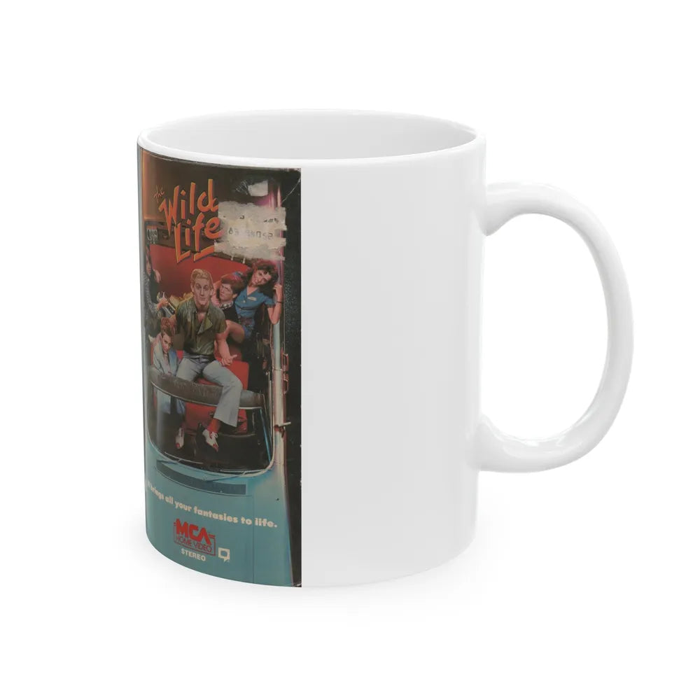 THE WLD LIFE (VHS COVER) - White Coffee Mug-Go Mug Yourself