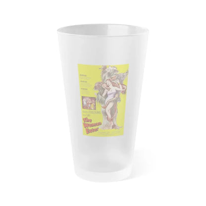 THE WOMAN EATER 1958 Movie Poster - Frosted Pint Glass 16oz 16oz Frosted - Go Mug Yourself
