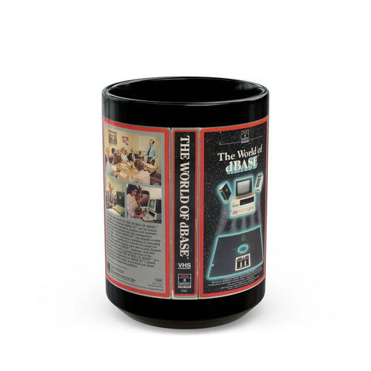 THE WORLD OF DBASE (VHS COVER) - Black Coffee Mug-15oz-Go Mug Yourself