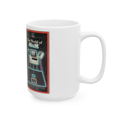 THE WORLD OF DBASE (VHS COVER) - White Coffee Mug-Go Mug Yourself