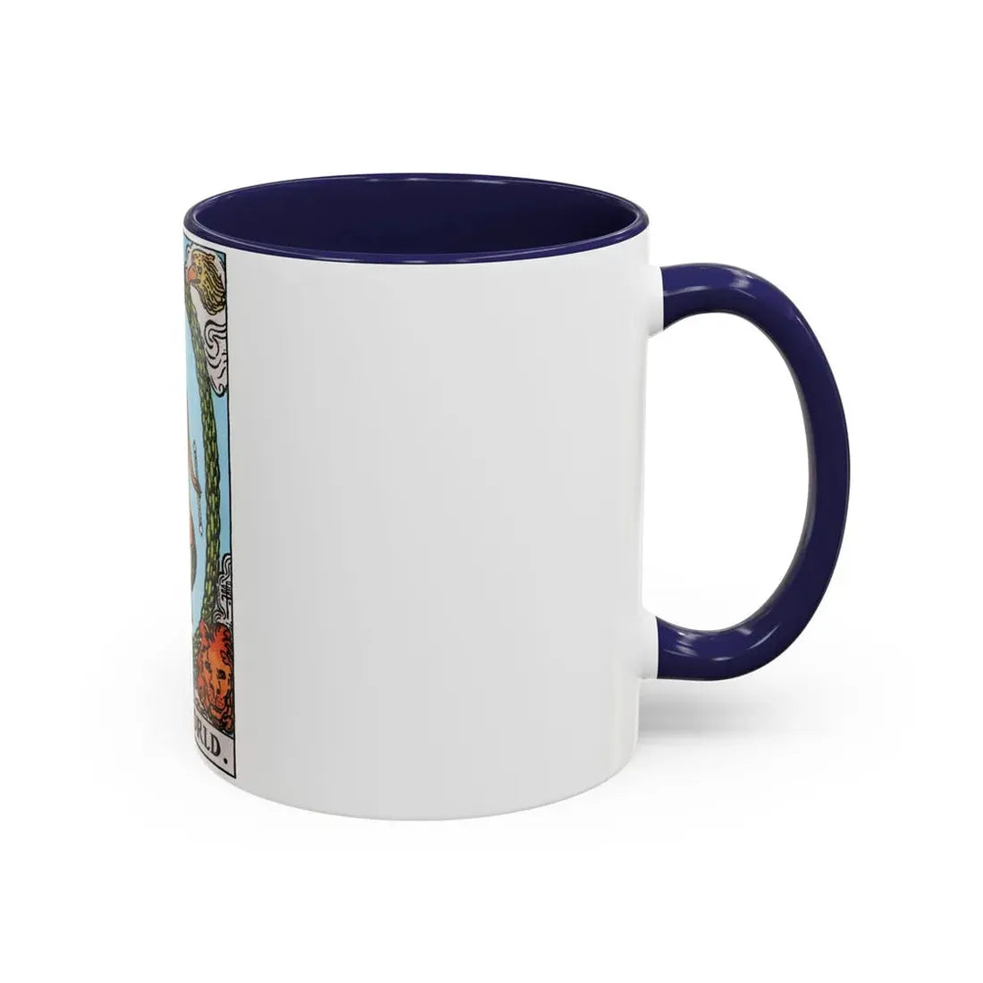 The World (Tarot Card) Accent Coffee Mug - Go Mug Yourself