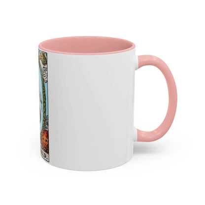 The World (Tarot Card) Accent Coffee Mug - Go Mug Yourself