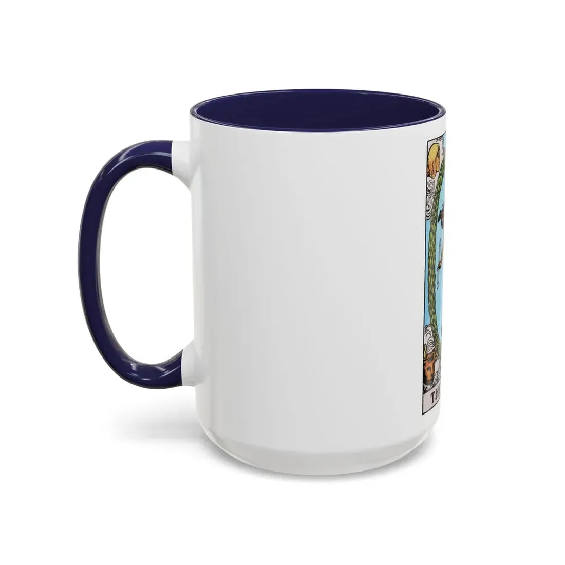 The World (Tarot Card) Accent Coffee Mug - Go Mug Yourself